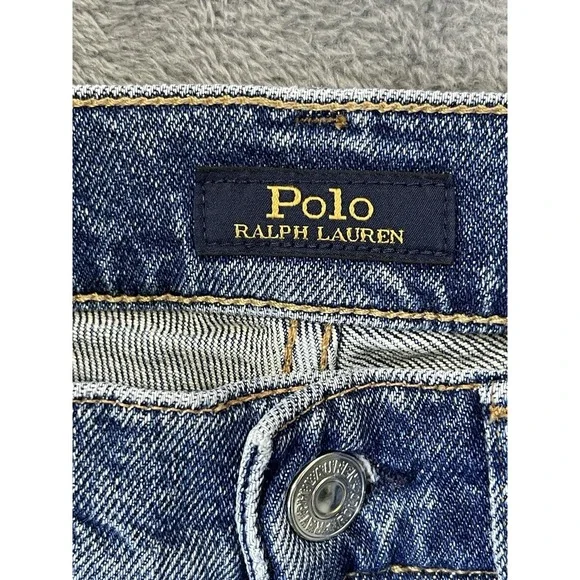 Polo Ralph Lauren Jeans Womens 26 Blue Denim Med Wash Tompkins Mid Rise Skinny - Picture 7 of 11